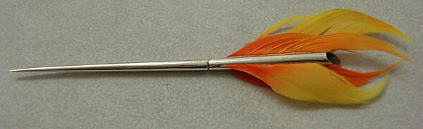 Earrings, Shaun Leane (British, born 1969), a) sterling silver; b) sterling silver, feather, British