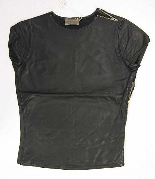 Ensemble, Vivienne Westwood (British, 1941–2022), a) leather; b) leather, metal, British 
