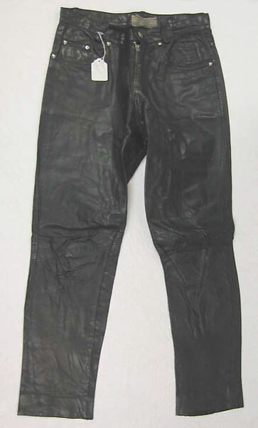 Ensemble, Vivienne Westwood (British, 1941–2022), a) leather; b) leather, metal, British