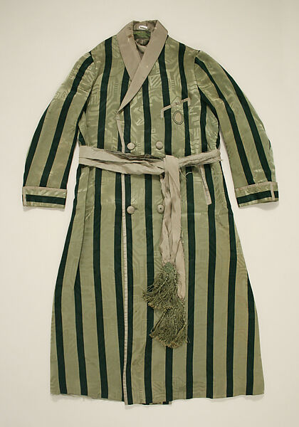 Dressing gown, A. Sulka &amp; Company (French, 1893–2002), silk, American 