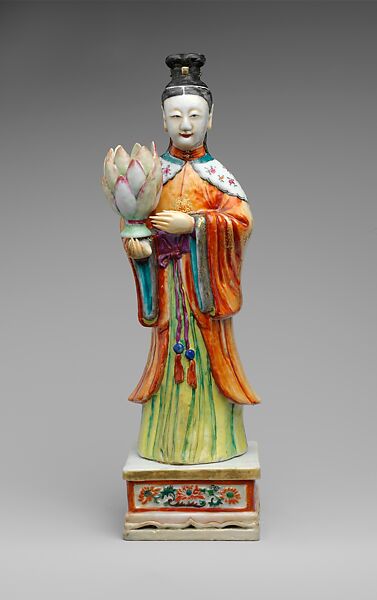 Candlestick, Porcelain, Chinese 