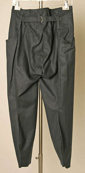 Trousers, Vivienne Westwood (British, 1941–2022), wool, metal, plastic, British