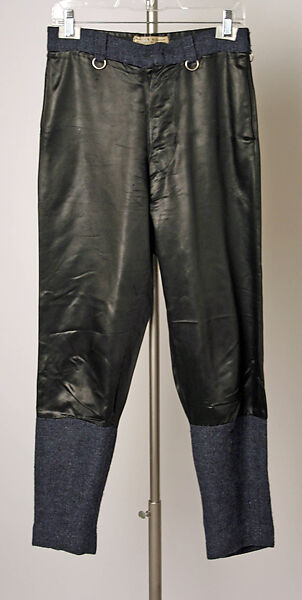 Trousers, Vivienne Westwood (British, 1941–2022), wool, synthetic, metal, plastic, British 