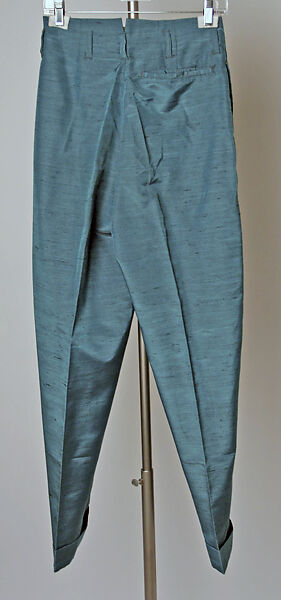Trousers, Vivienne Westwood (British, 1941–2022), silk, cotton, synthetic, British