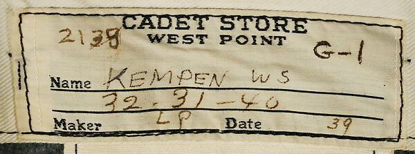 Military trousers, wool, American