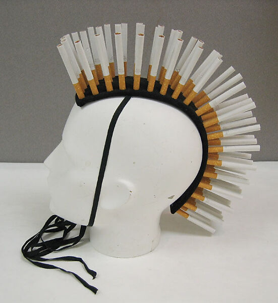 "Fag", Stephen Jones (British, born 1957), wool, paper, tobacco, silk, cotton, British