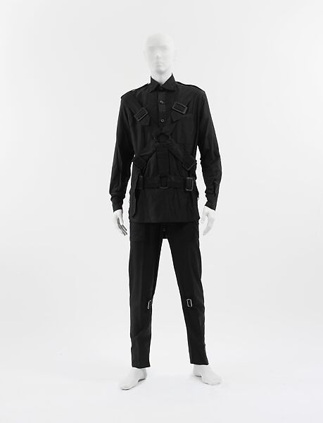 "Parachute" shirt, Vivienne Westwood (British, 1941–2022), cotton, rubber, British 