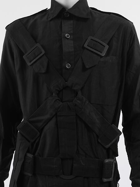 "Parachute" shirt, Vivienne Westwood (British, 1941–2022), cotton, rubber, British