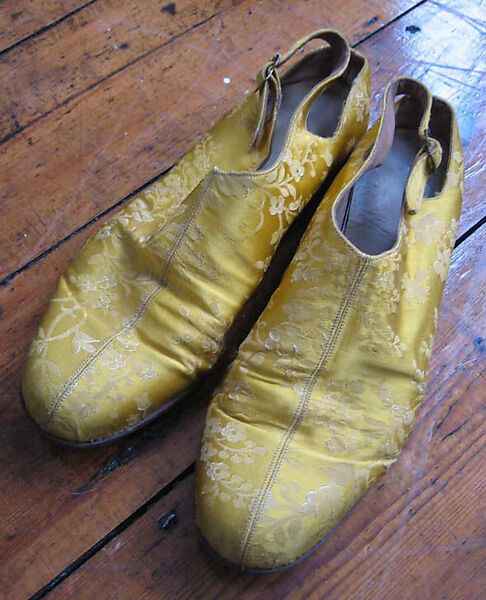 Shoes, Vivienne Westwood (British, 1941–2022), a,b) silk, metal, British 