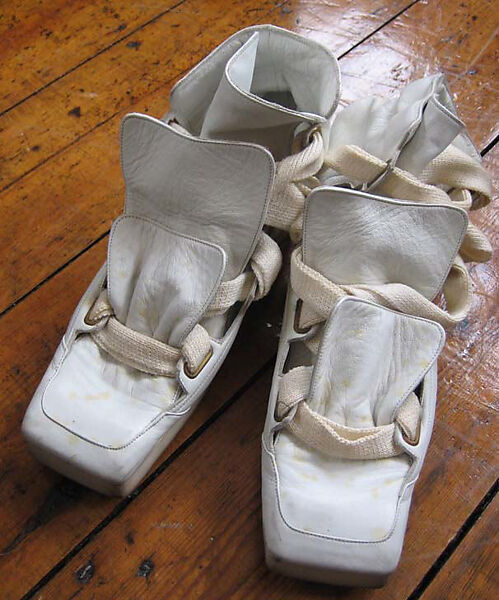 Boots, Vivienne Westwood (British, 1941–2022), a, b) leather, cotton, metal, British 