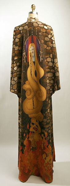 Robe, Basso and Brooke (British, founded 2003), silk, crystal, metal, enamel, British