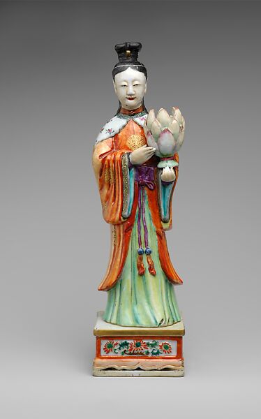 Candlestick, Porcelain, Chinese 