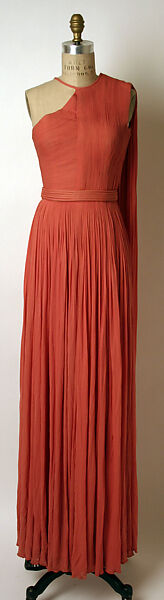 Dress, Madame Grès (Germaine Émilie Krebs) (French, Paris 1903–1993 Var region), a,b) silk, French 
