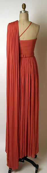 Dress, Madame Grès (Germaine Émilie Krebs) (French, Paris 1903–1993 Var region), a,b) silk, French