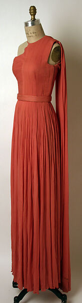 Dress, Madame Grès (Germaine Émilie Krebs) (French, Paris 1903–1993 Var region), a,b) silk, French