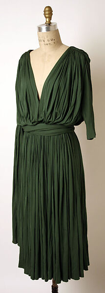 Dress, Madame Grès (Germaine Émilie Krebs) (French, Paris 1903–1993 Var region), silk, French