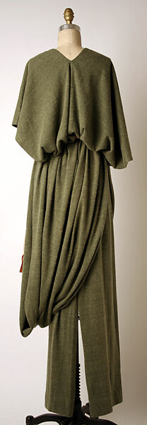 Ensemble, Madame Grès (Germaine Émilie Krebs) (French, Paris 1903–1993 Var region), a) angora, silk; b) angora, French