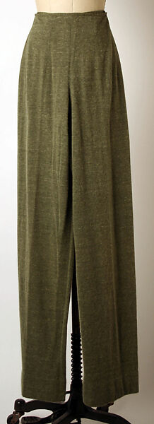 Ensemble, Madame Grès (Germaine Émilie Krebs) (French, Paris 1903–1993 Var region), a) angora, silk; b) angora, French