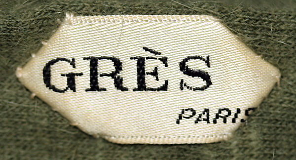 Ensemble, Madame Grès (Germaine Émilie Krebs) (French, Paris 1903–1993 Var region), a) angora, silk; b) angora, French