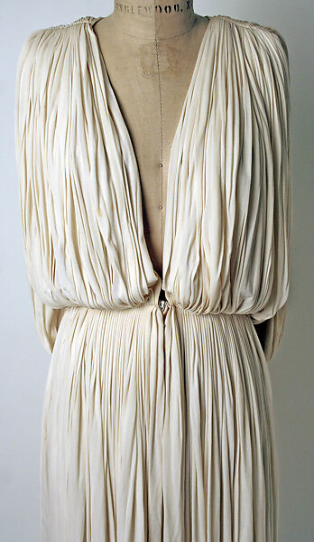 Dress, Madame Grès (Germaine Émilie Krebs) (French, Paris 1903–1993 Var region), silk, French