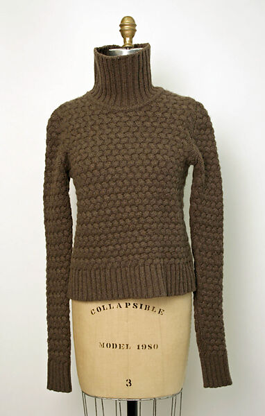 Ensemble, Oscar de la Renta, LLC. (American, founded 1965), a) cashmere; b)  leather, silk, American 