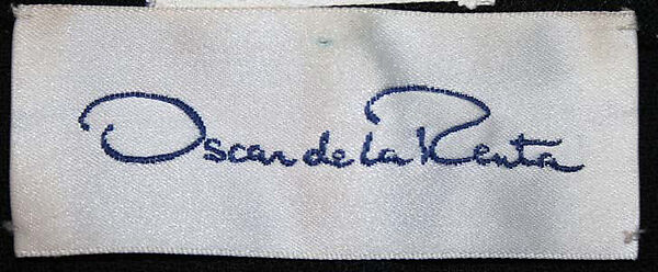 Ensemble, Oscar de la Renta, LLC. (American, founded 1965), a) wool; b) silk, ostrich, jet, synthetic, American