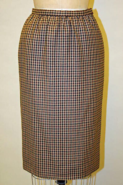 Ensemble, Bill Blass Ltd. (American, founded 1970), a) wool, fur; b,d) wool; c) wool, silk, American