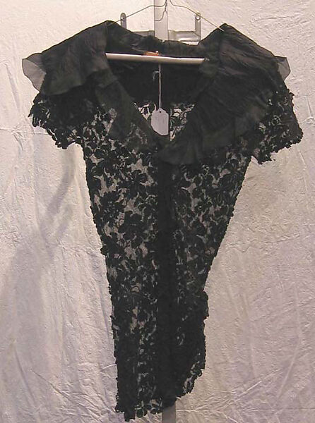 Evening ensemble, Christian Lacroix (French, born 1951), a) silk, silk/synthetic blend; b) silk; c) silk, rhinestone, jet, black pearl, leather, French