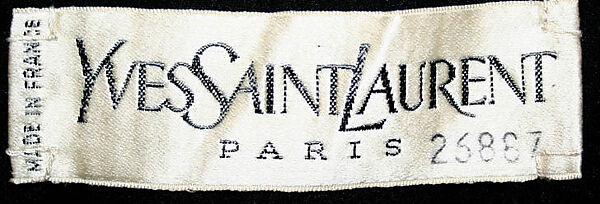 Jacket, Yves Saint Laurent (French, founded 1961), wool, silk, plastic, French