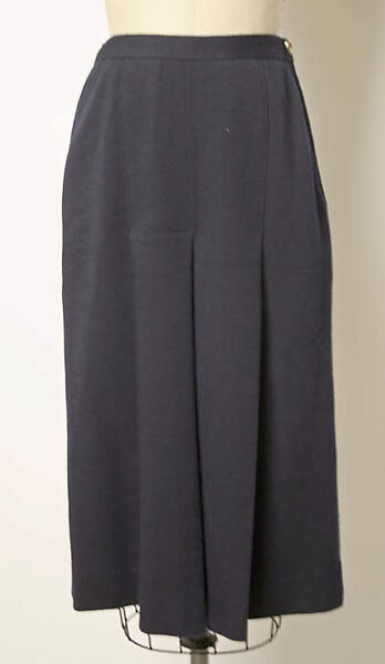 Suit, Yves Saint Laurent (French, founded 1961), a,b) wool, silk, French