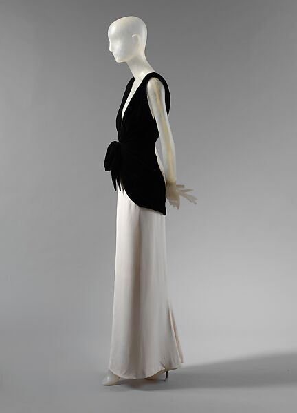 Evening dress, Yves Saint Laurent (French, founded 1961), a,b) silk, French