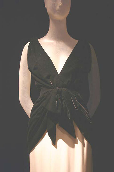 Evening dress, Yves Saint Laurent (French, founded 1961), a,b) silk, French