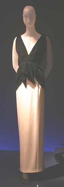 Evening dress, Yves Saint Laurent (French, founded 1961), a,b) silk, French