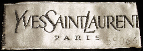 Evening dress, Yves Saint Laurent (French, founded 1961), a,b) silk, French