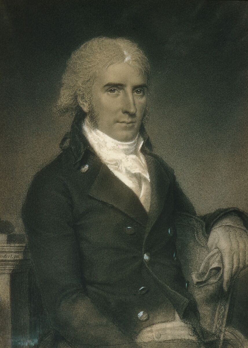 Daniel Strobel, Jr., John Vanderlyn (American, Kingston, New York 1775–1852 Kingston, New York), Probably Conté crayon, black chalk, and white gouache on off-white wove paper, American 