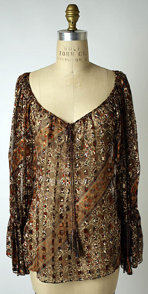 Suit, Yves Saint Laurent (French, founded 1961), a) cotton, metal, silk; b-d) silk, French