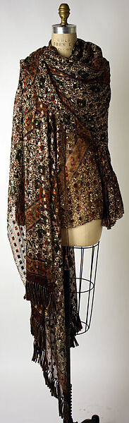 Suit, Yves Saint Laurent (French, founded 1961), a) cotton, metal, silk; b-d) silk, French
