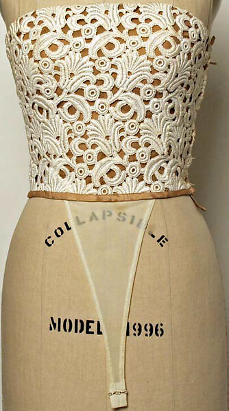 Evening ensemble, Yves Saint Laurent (French, founded 1961), a) silk, enamel; b-d) silk; e) metallic, French