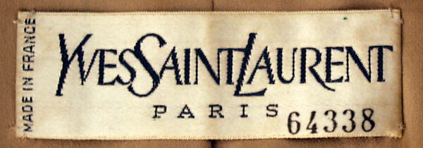 Ensemble, Yves Saint Laurent (French, founded 1961), a) silk, shell, metal, rhinestone; b) silk; c,d) shell, metal, French