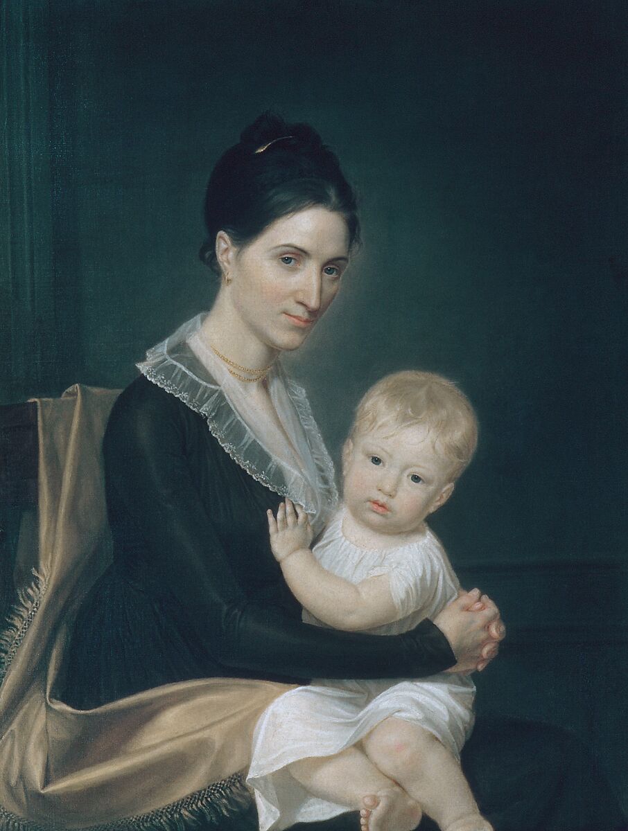 Mrs. Marinus Willett and Her Son Marinus, Jr., John Vanderlyn (American, Kingston, New York 1775–1852 Kingston, New York), Oil on canvas, American 