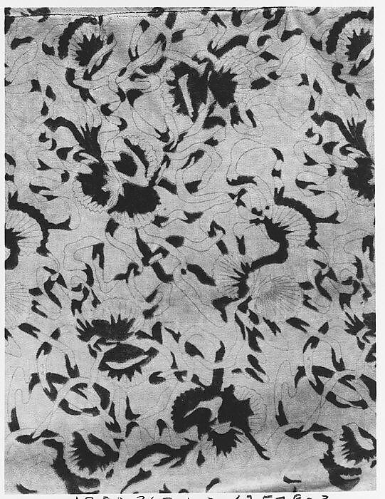 Curtain, Designed by Ida F. Clark (born 1858), Cotton velveteen, American