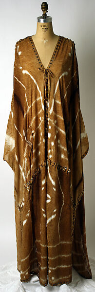 Caftan, Yves Saint Laurent (French, founded 1961), silk, French 