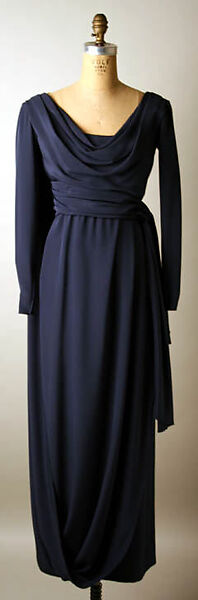Dress, Yves Saint Laurent (French, founded 1961), silk, French
