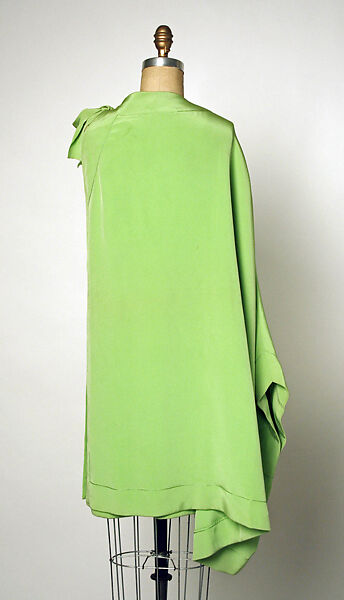 Evening ensemble, House of Dior (French, founded 1946), (a,b) silk; (c) shell, metal, French