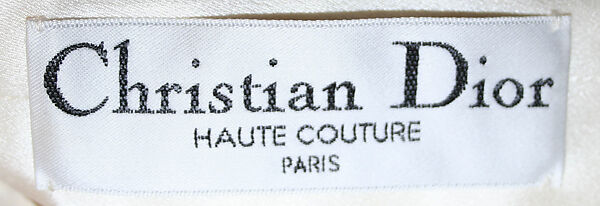 Evening ensemble, House of Dior (French, founded 1946), a) wool, silk; b) wool, French