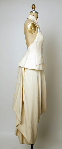 Evening ensemble, House of Dior (French, founded 1946), a) wool, silk; b) wool, French