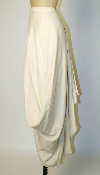 Evening ensemble, House of Dior (French, founded 1946), a) wool, silk; b) wool, French