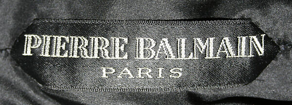 Evening ensemble, House of Balmain (French, founded 1945), a,b) silk, French