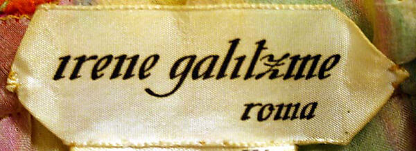 Beachwear, Irene Galitzine (Italian (born Georgia), Tbilisi 1916–2006 Rome), a,b) silk; c) silk, synthetic, metal, Italian