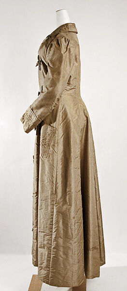 Dressing gown, silk, Japanese